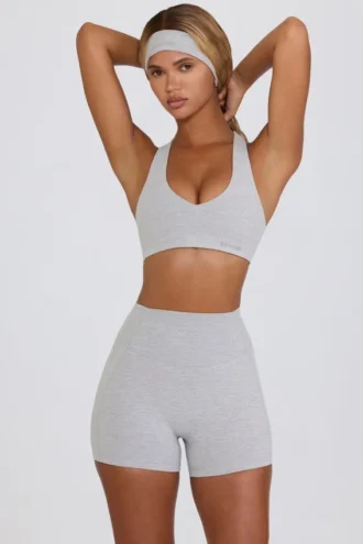 Mini-short Soft Active gris
