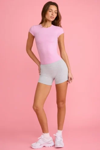 Mini-short Soft Active gris