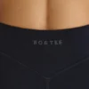 Mini-short Soft Active à taille croisée, noir Mini-short Soft Active à taille croisée, noir