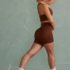 Mini-short Super Sculpt en marron Mini-short Super Sculpt en marron