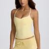 Mini-short taille basse couleur citron Mini-short taille basse couleur citron