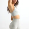 Mini-short taille haute Define Luxe en gris Mini-short taille haute Define Luxe en gris