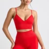 Mini-short taille haute Define Luxe en rouge Mini-short taille haute Define Luxe en rouge