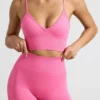 Mini-short taille haute Define Luxe rose vif Mini-short taille haute Define Luxe rose vif