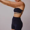 Mini-short taille haute noir Mini-short taille haute noir