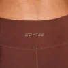 Mini-short à taille torsadée avec poches, couleur marron