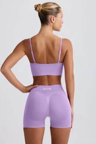 Mini-shorts Define Luxe en lilas