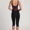Pantalon capri court Giuliana en jersey Ponte noir Pantalon capri court Giuliana en jersey Ponte noir