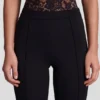 Pantalon capri court Giuliana en jersey Ponte noir Pantalon capri court Giuliana en jersey Ponte noir