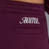 Pantalon de jogging ample à taille mi-haute en jersey de coton doux, couleur raisin Pantalon de jogging ample à taille mi-haute en jersey de coton doux, couleur raisin