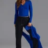 Pantalon de jogging décontracté en jersey de coton doux à taille mi-haute, noir Pantalon de jogging décontracté en jersey de coton doux à taille mi-haute, noir