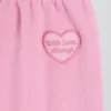 Pantalon de jogging en jersey de coton doux, taille mi-haute et jambes larges, couleur rose pâle Pantalon de jogging en jersey de coton doux, taille mi-haute et jambes larges, couleur rose pâle
