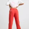 Pantalon de jogging oversize en jersey brossé rouge Pantalon de jogging oversize en jersey brossé rouge