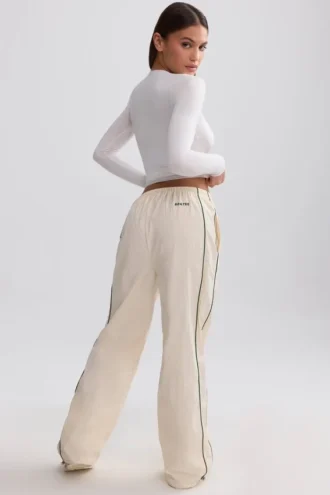 Pantalon de survêtement large et déperlant, motif marbré