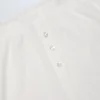 Pantalon droit taille moyenne Libby Pointelle en blanc Pantalon droit taille moyenne Libby Pointelle en blanc