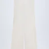 Pantalon large en popeline de coton Dalila, blanc Pantalon large en popeline de coton Dalila, blanc