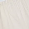 Pantalon large en popeline de coton Dalila, blanc Pantalon large en popeline de coton Dalila, blanc