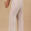 Pantalon large à nouer sur le devant Hydra, blanc