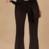 Pantalon large à nouer sur le devant Hydra, noir
