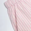 Pantalon Piran en popeline de coton à jambes larges, rayures roses Pantalon Piran en popeline de coton à jambes larges, rayures roses