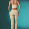 Pantalon taille basse Fallon Petite en dentelle ornée, couleur ivoire Pantalon taille basse Fallon Petite en dentelle ornée, couleur ivoire