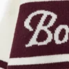 Pull oversize à col roulé en tricot bordeaux Pull oversize à col roulé en tricot bordeaux