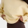 Pull oversize en maille côtelée, couleur citron Pull oversize en maille côtelée, couleur citron
