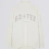 Pull oversize en maille douce, couleur ivoire