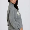 Pull oversize en maille douce, gris Pull oversize en maille douce, gris