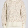 Pull oversize en maille jacquard, couleur Ice Pull oversize en maille jacquard, couleur Ice