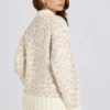 Pull oversize en maille jacquard, couleur Ice Pull oversize en maille jacquard, couleur Ice