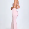 Robe Aldona en jersey fluide à appliqués floraux, couleur blush Robe Aldona en jersey fluide à appliqués floraux, couleur blush