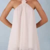 Robe babydoll à dos nu Evania en ivoire Robe babydoll à dos nu Evania en ivoire
