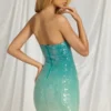Robe bandeau Alessi en bleu dégradé Robe bandeau Alessi en bleu dégradé