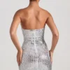 Robe bandeau ornée Aurora en blanc Robe bandeau ornée Aurora en blanc