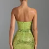 Robe bandeau ornée Aurora, vert poire Robe bandeau ornée Aurora, vert poire