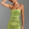 Robe bandeau ornée Aurora, vert poire Robe bandeau ornée Aurora, vert poire