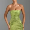 Robe bandeau ornée Aurora, vert poire Robe bandeau ornée Aurora, vert poire