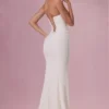 Robe bustier à corset ornée Melora, couleur ivoire Robe bustier à corset ornée Melora, couleur ivoire