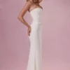Robe bustier à corset ornée Melora, couleur ivoire Robe bustier à corset ornée Melora, couleur ivoire
