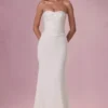 Robe bustier à corset ornée Melora, couleur ivoire Robe bustier à corset ornée Melora, couleur ivoire