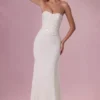 Robe bustier à corset ornée Melora, couleur ivoire Robe bustier à corset ornée Melora, couleur ivoire