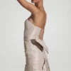 Robe bustier en satin avec nœud Viviana, couleur ivoire Robe bustier en satin avec nœud Viviana, couleur ivoire