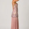 Robe convertible à lacets Galia ornée, rose floral Robe convertible à lacets Galia ornée, rose floral