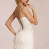 Robe corset en dentelle Aralyn, couleur ivoire Robe corset en dentelle Aralyn, couleur ivoire