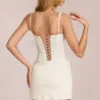 Robe corset en dentelle Aralyn, couleur ivoire Robe corset en dentelle Aralyn, couleur ivoire
