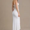 Robe corset en dentelle ornée Beatrix Premium, blanche Robe corset en dentelle ornée Beatrix Premium, blanche