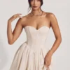 Robe corset en tulle Emeline, couleur ivoire Robe corset en tulle Emeline, couleur ivoire