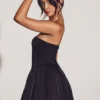 Robe corset en tulle Emeline, couleur noir de jais Robe corset en tulle Emeline, couleur noir de jais