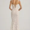 Robe corset à encolure dégagée et appliqués décoratifs Vasanta, en blanc Robe corset à encolure dégagée et appliqués décoratifs Vasanta, en blanc